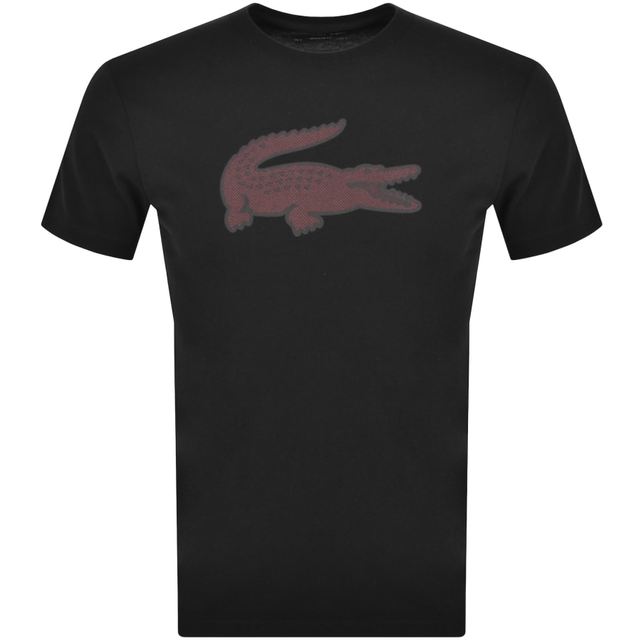 Lacoste Sport Crew Neck T Shirt Black